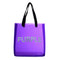 Transparent PVC Shopping Tote Women Shoulder Beach Travel Handbags (Purple)