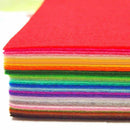41pcs Colorful Felt Sheets Rainbow DIY Craft Polyester Wool Blend Fabric Kit