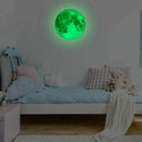 Moon Glow in the Dark Wall or Ceiling Stickers Glow in The Dark Moon 30cm N