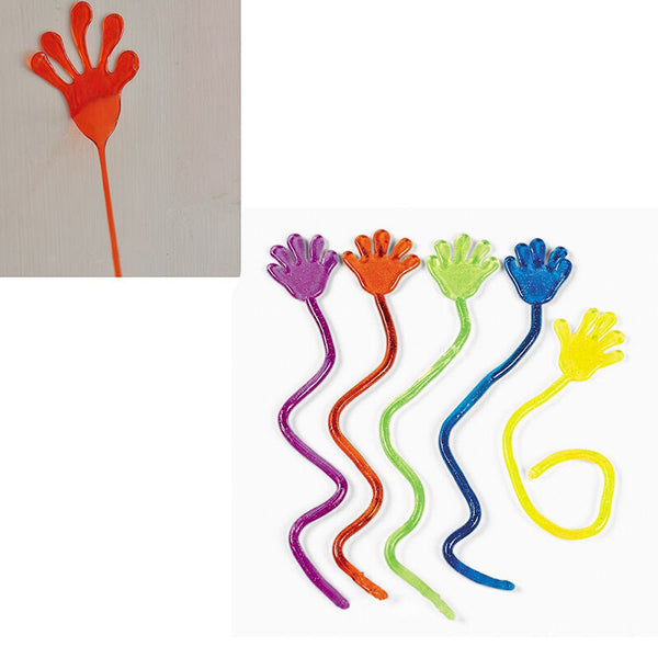 10pcs/Bag Sticky Hands Party Favor Palm Toys Novelties Gift