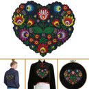 Chinese Patch Flower Embroidered Applique DIY Heart Cloth Cheongsa N3R3 Sti G4B4