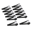 24Pcs Eyeglass Microfiber Spectacles Cleaner Soft Brush Cleaning Tool Black