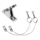 3x 316 Stainless Steel Quick Release Pin Lanyard With Boat Deck Hinge
