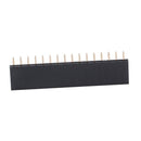 10pcs 2.54mm Single Row Female Pitch Header Socket Connector PCB 16 Pin Str Q9P7