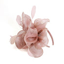 Women Flower Fascinator Hat 1920s  Bridal Headband Cocktail Party