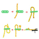 10pcs Reflective Guyline Cord Adjuster Tent Tensioners Rope Adjuster for Tent