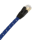 50cm Braided CAT-7 10 Gigabit Ethernet Cable Modem Router Patch RJ45 LAN Ne J3R9