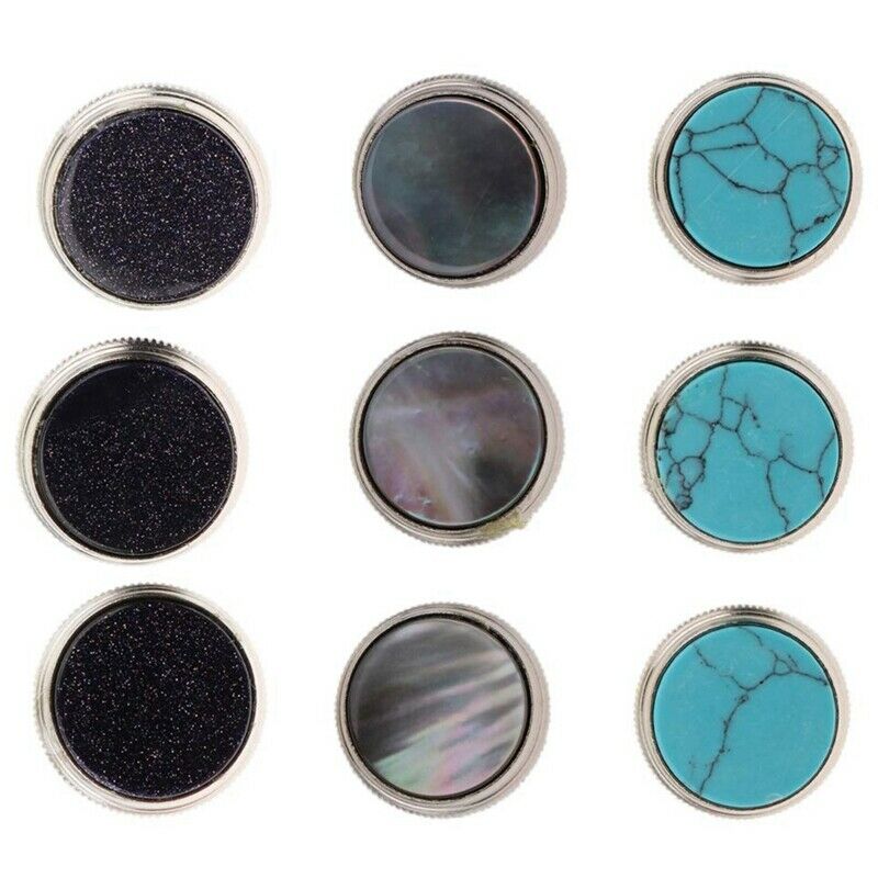 3 Pcs Trumpet Finger Buttons Valve Finger Trumpet Cap Screw Cover for Music