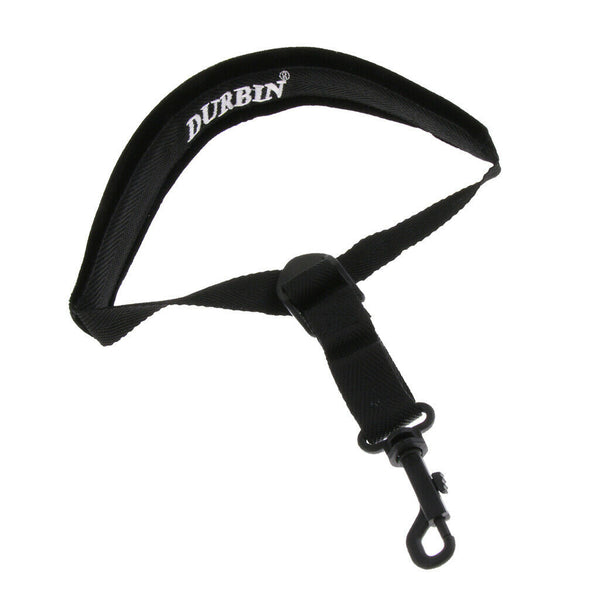 5Pieces Adjustable Saxophone Neck Strap For Sax Accessories Parts Black