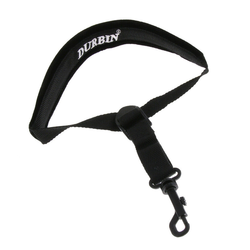5Pieces Adjustable Saxophone Neck Strap For Sax Accessories Parts Black