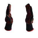 1X(300-500 Centigrade Extreme Heat Resistant Bbq Gloves - Lining Cotton - F