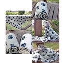 Soft Cozy Paw Prints Handcrafted Pet Fleece Blanket Brand New