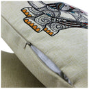45*45cm Euro Square flax Print Pattern Throw Pillow Covers Elephant D6R5