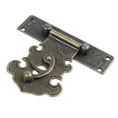 85mmx85mm Retro Style Box Suitcase Decorative Hasp Toggle Latch Buckle W8Z9