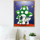 5D DIY Diamond Painting Full Drill Cross Stitch Kit Wall Art (Mushroom03)