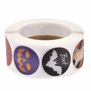 500pcs/roll Halloween Stickers Seal Label Christmas Decoration Sealing SticSEAU