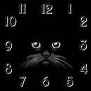 5D DIY Full Drill Diamond Painting Clock Cat Cross Stitch Embroidery Crafts