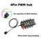 1 to 10 4 Pin PWM Cooler Fan HUB Splitter Extension Speed Controller (SATA)