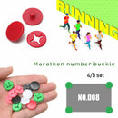 Sports Number Fixing Clips Racing Buckles Running accessories Bib Clip Race I3J9