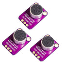GY-MAX4466 Electret Microphone Amplifier Module, Pack of 3