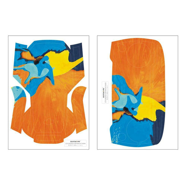 2pcs Drone Stickers Body Shell Protection Cover Film for DJI Mavic Mini (F)