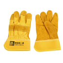 Cowhide leather Welder Welding Gloves Wearable Protective Work Gloves 25CM