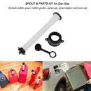 3Sets Replacement Gas Fuel Can Spouts Cap Parts Gasket Vent Cap Tubing Kit