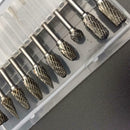 Nail Art 20 Holes Slots Drill Bit Holder Display Grinding Heads Storage Box