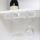 New Shelf Hanging Wine Glass Rack Holders Under Cabinet Home Kitchen Bar