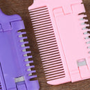 1Pc Hair Razor Comb Trimming Comb Double-sided Blade Thinning Hairdressing  ME