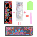 DIY Diamond Painting Leather Eye Glasses Storage Case Travel Sunglasses Box