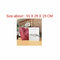 4Pcs Women Handbags Purse Shoulder Bags Casual Tassel Tote Bags(Red) K3K4
