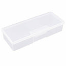 Nail Polish Holder Plastic Nail Supplies Storage Box Rectangle Nail Brushes O9L3