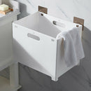 Dirty Laundry Clothes Basket Wall Hang Vertical Indoor Bathroom Storage Box