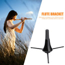 Wind Instrument Flute Rest Stand Foldable Clarinet Oboe Tripod Support Bracket