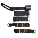 11Pcs/Set Resistance Bands Set Workout Tube w/ Handles Ankle Straps Door Buckle