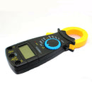 Electric LCD Digital Clamp Multimeter AC-DC Volt Ammeter Black