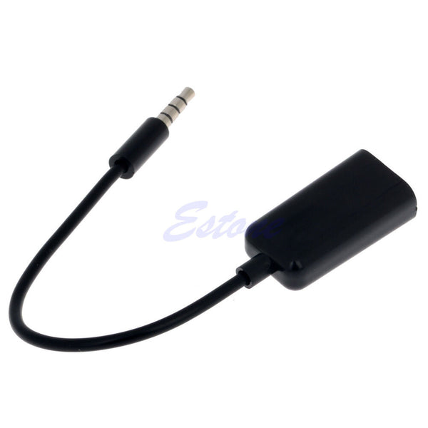 3.5mm Stereo Audio Male To Earphone Headset Microphone Adapter Cell Phone PC