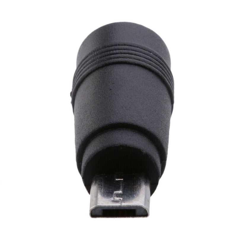 5x DC Power Micro USB 5 Pin Male to 5.5x2.1mm Female Charging Adapter