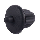 10x Black Rubber 6.35mm Audio Jack PC DVD Microphone Socket Dust Cover N3B6