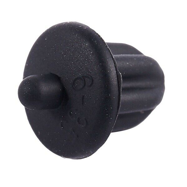 10x Black Rubber 6.35mm Audio Jack PC DVD Microphone Socket Dust Cover N3B6