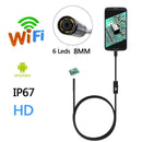 6LED WiFi Wireless Endoscope IP67 Waterproof 2MP Inspection Camera (3.5m)