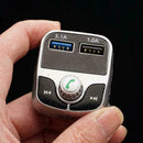 Wireless In Car Bluetooth Handsfree USB Charger FM Transmitter Adapter MP3 R2F0