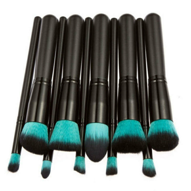 10pcs Women Lady Professional Soft Cosmetic Eyebrow Shadow Makeup Brush S BRF