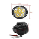 2Pcs 6 Led Motorcycle Light Headlight Assembly 10W 1000Lm+Switch Universal  G3B2