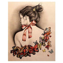 5D Butterfly Beauty Back DIY Diamond Embroidery Painting Cross Stitch Craft