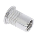 100 x Steel Aluminum Threaded Rivet Nut Inserts Rivnut Nutsert M4/M5/M6/M8 S Bj