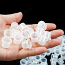 100x 8mm Medium DispoSPble  Pigment FCupplier Tattoo Ink Cups Caps Pot ES