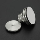 4x Stainless Steel Speaker Spike & Pad Base Amplifier Isolation Cone Stand Feet
