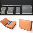 5pcs/ Sets Acrylic Template Leather Pattern Stencil for Card Bags Wallet